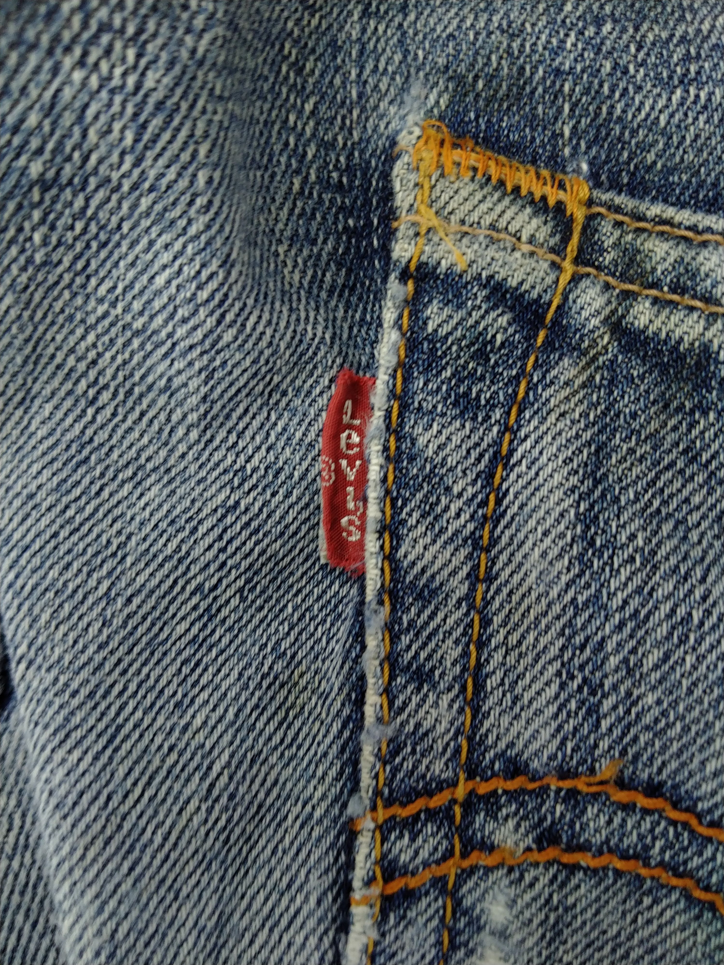 Levi's Blue Vintage Levi's 504 Distressed Denim 32x34 -JN208 Size US 32 / EU 48 - 14 Thumbnail