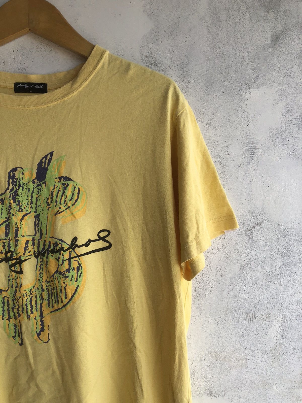 Andy Warhol Japanese Andy Warholl Dollars Big Logo Tshirt Tee Size US L / EU 52-54 / 3 - 3 Thumbnail