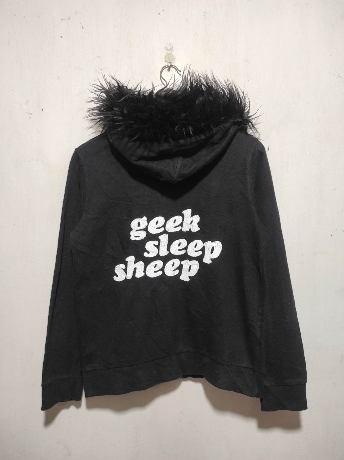 Japanese Brand Truss black zipper fur hoodie Size US S / EU 44-46 / 1 - 9 Thumbnail