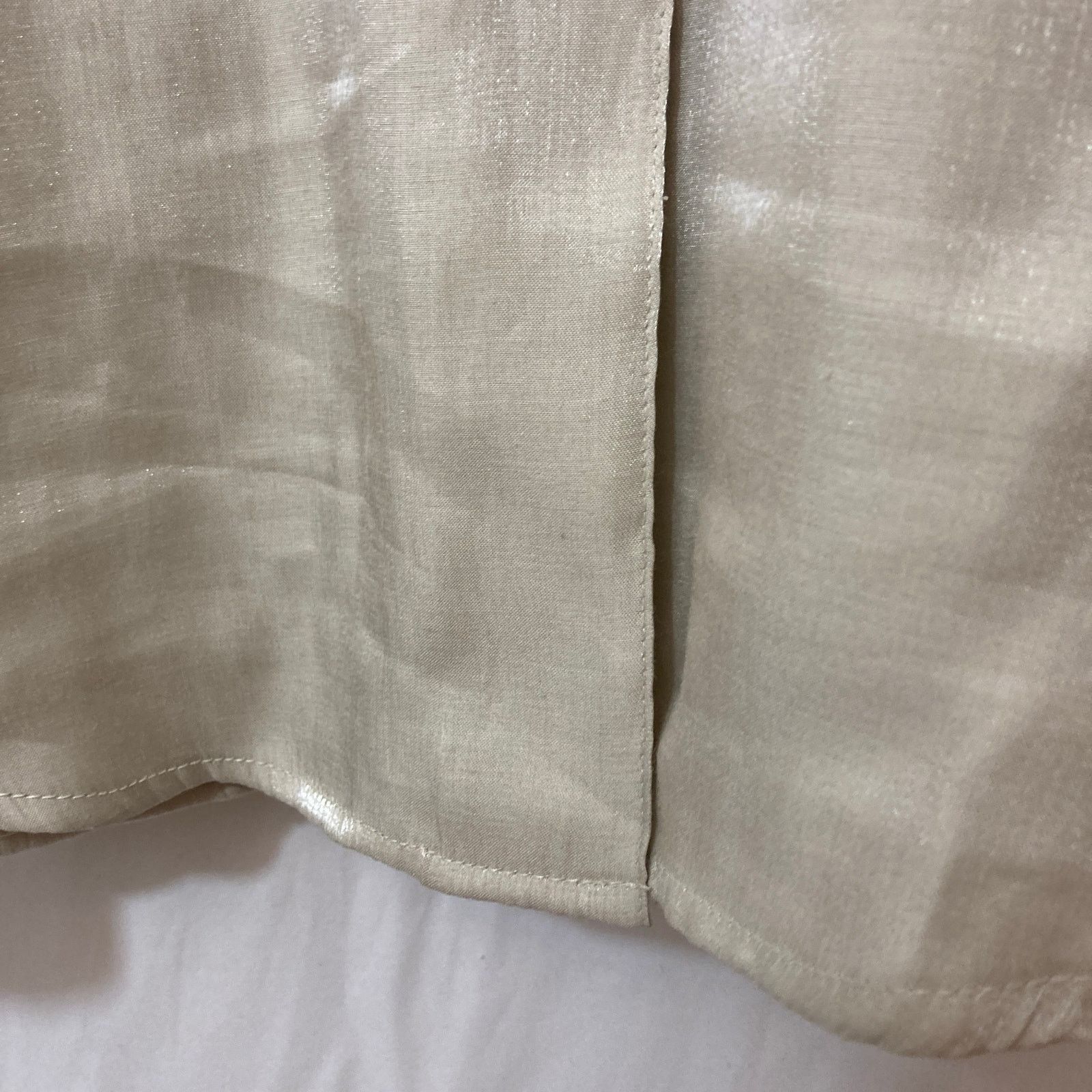 Other The Limited Shimmer Gray Silver Button Up Blouse Top Size XS / US 0-2 / IT 36-38 - 5 Thumbnail