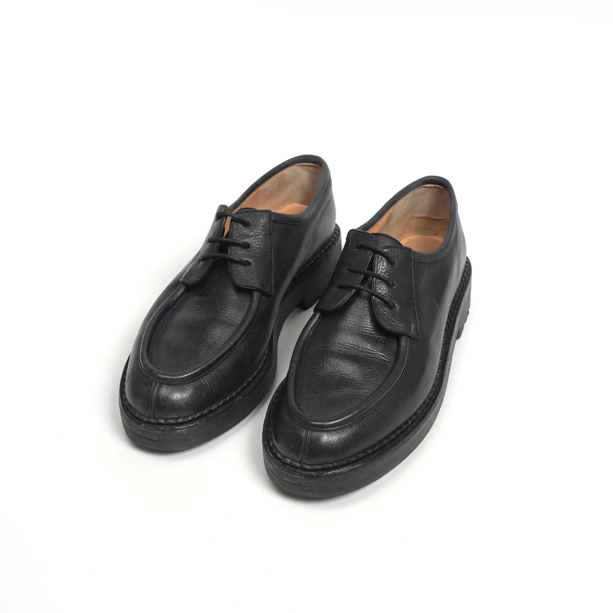Aubercy AUBERCY black derby (38 EU) Size US 5.5 / IT 35.5 - 2 Thumbnail