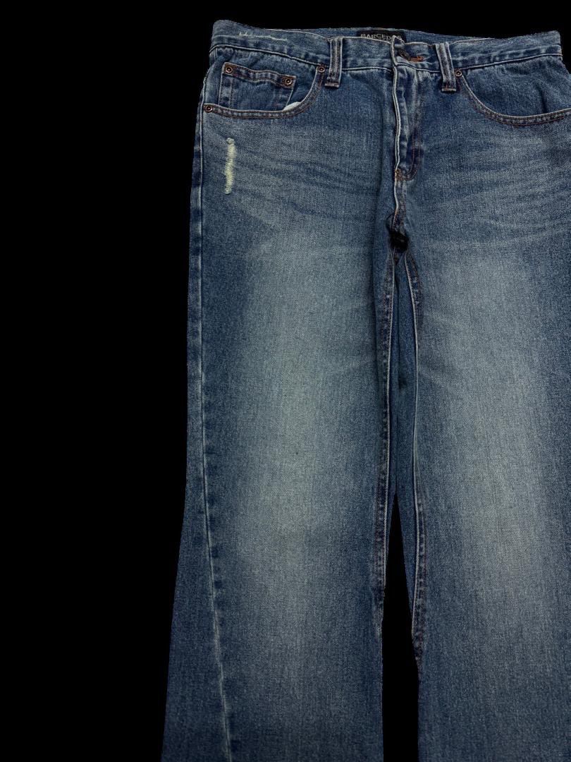 Tornado Mart TWIST LEG Barcedos Exchange Mudwash Distress Twist Leg Flare Size US 30 / EU 46 - 4 Thumbnail