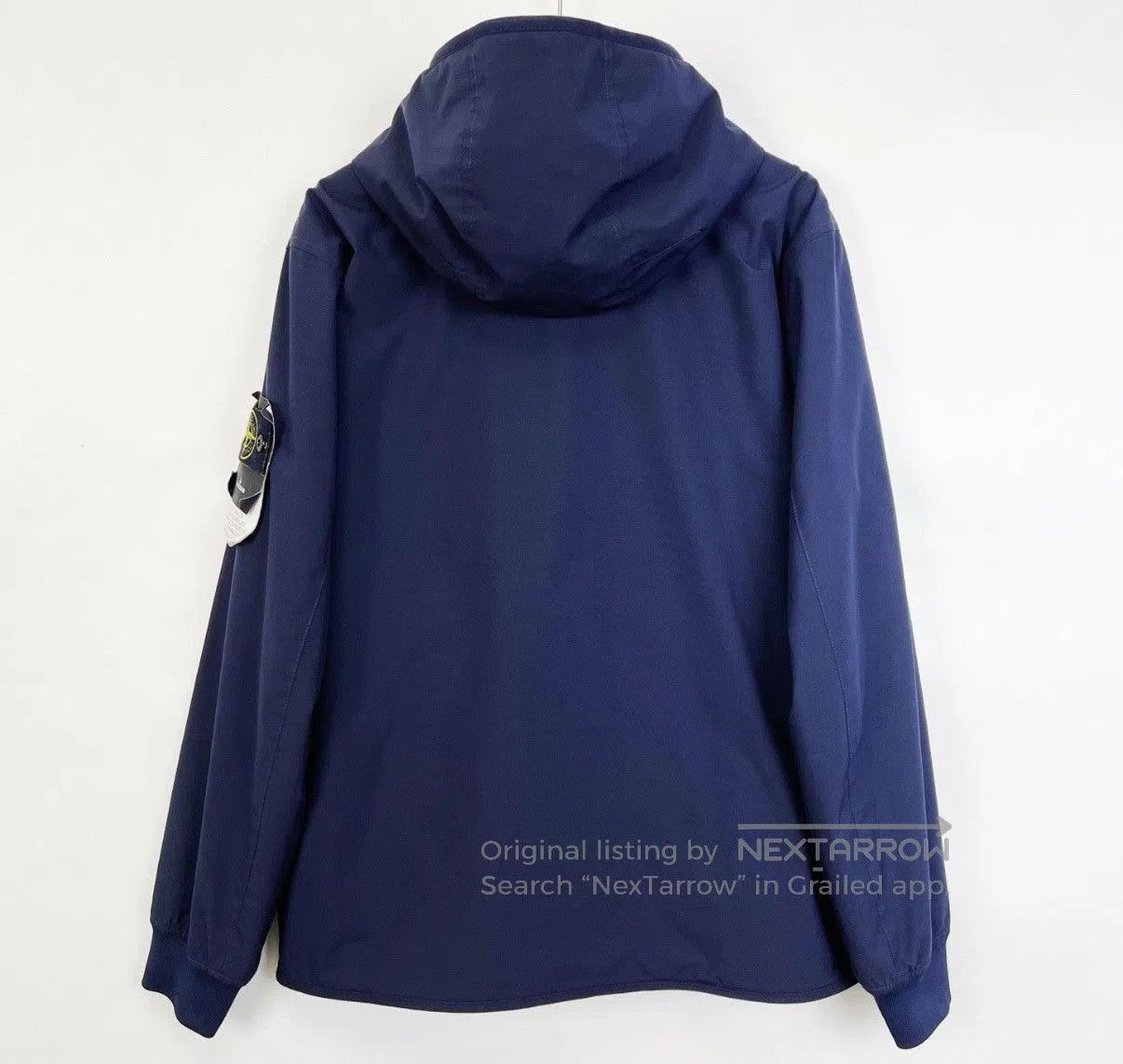 Stone Island Blue Hooded Zip-Up Jacket with Button Accents. Size US L / EU 52-54 / 3 - 2 Thumbnail