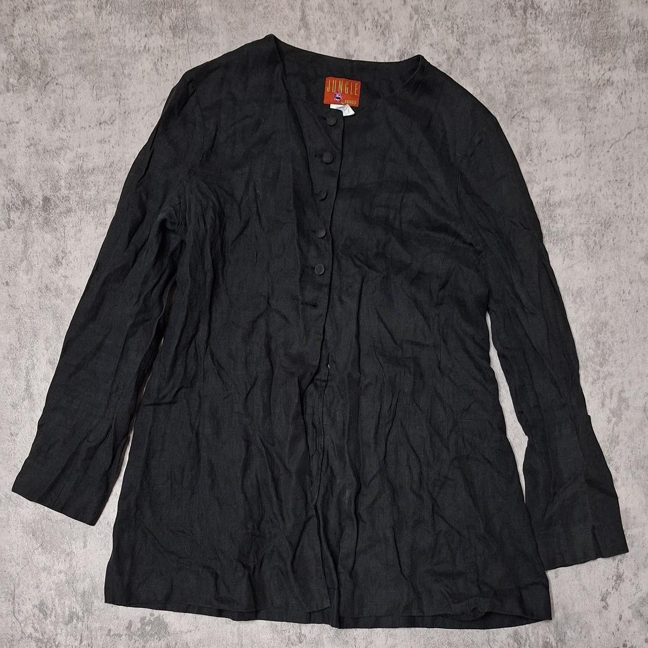 Kenzo Kenzo black button-up shirt Size ONE SIZE - 2 Thumbnail