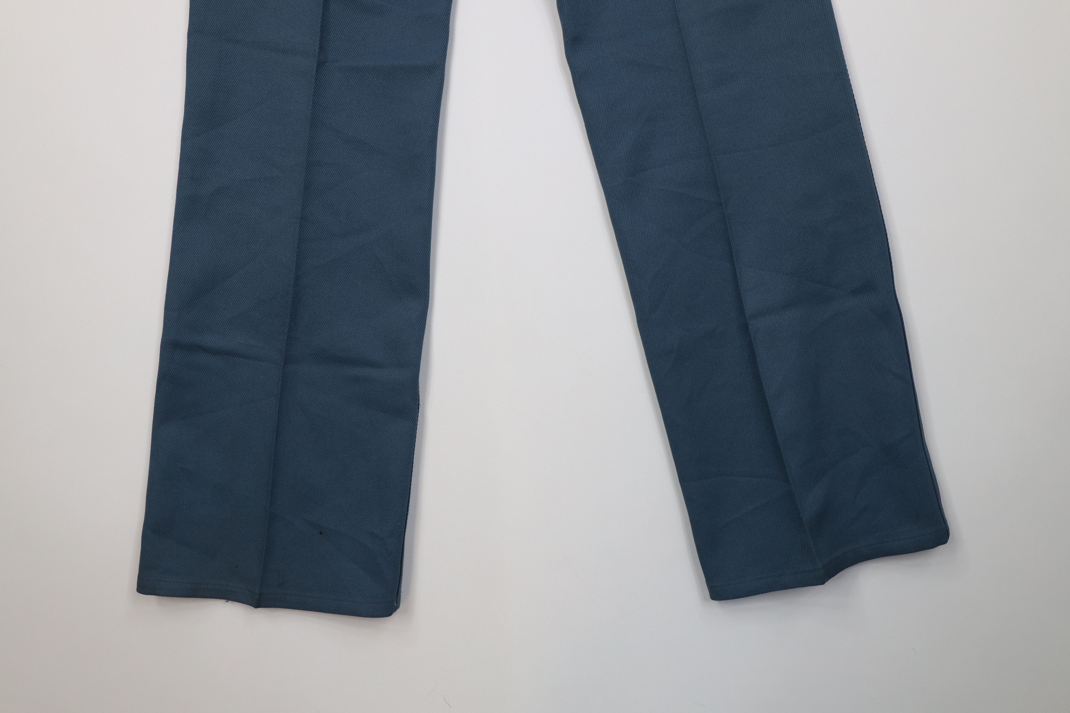 Levi's Vintage 70s Levis Knit Wide Leg Bell Bottoms Pants Blue USA Size US 32 / EU 48 - 15 Thumbnail