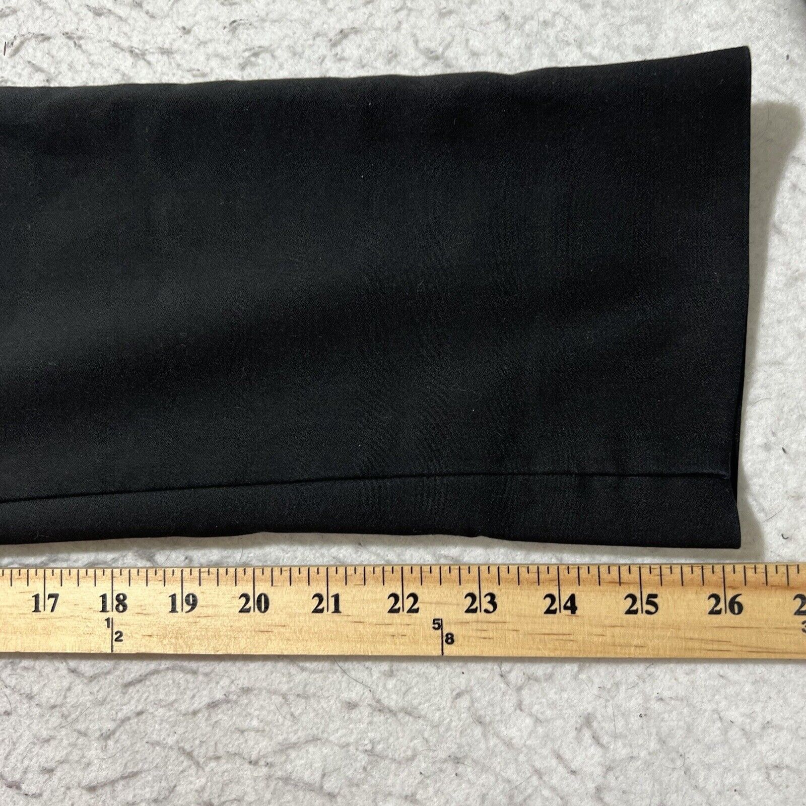 Zara Zara Capri Career Flat Front Dress Pants Solid Black Stretch Size 28" / US 6 / IT 42 - 10 Thumbnail
