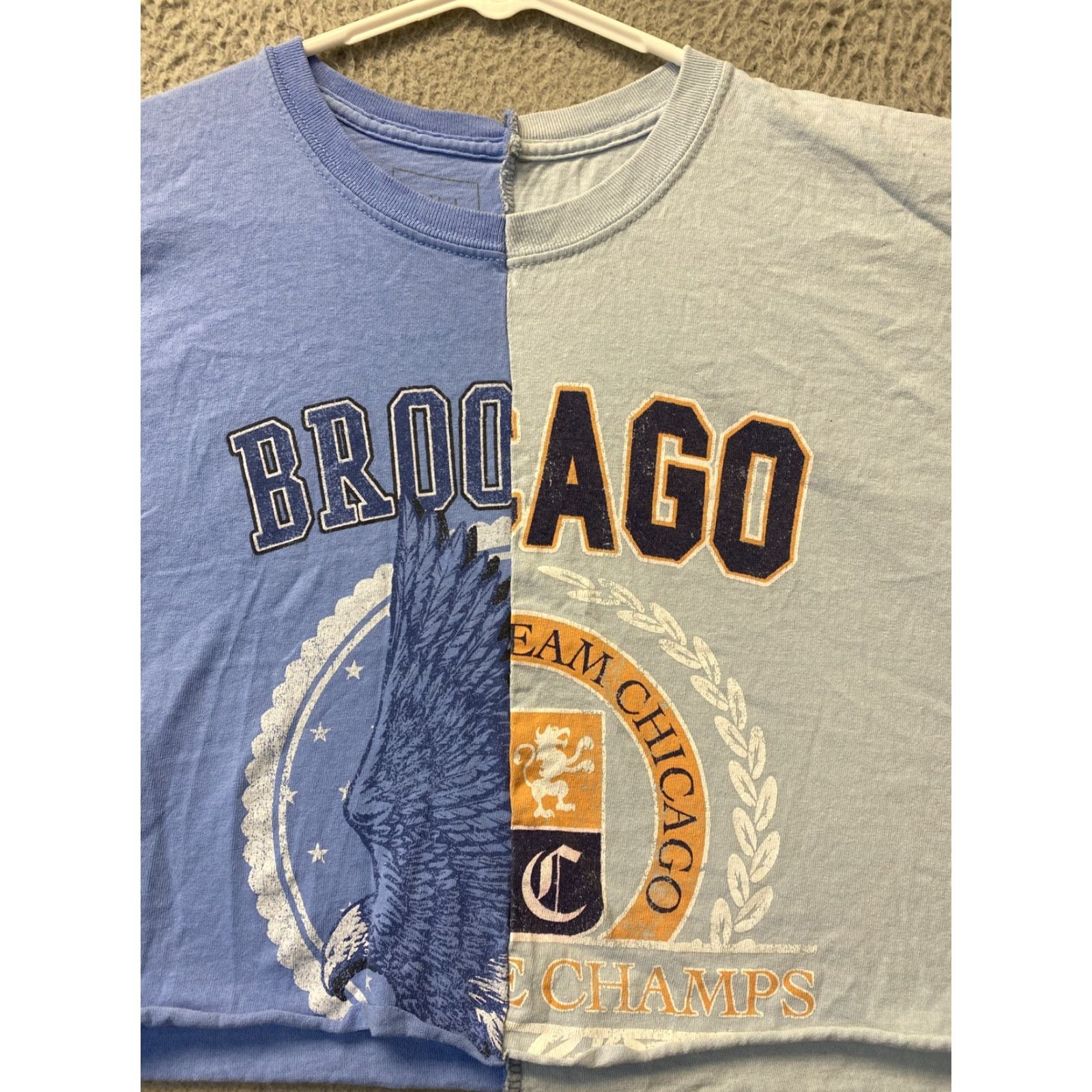 Vintage FULL TILT Top T-Shirt Crop Chicago Graphic Short Sleeves Womens M 106-31 Size M / US 6-8 / IT 42-44 - 2 Thumbnail