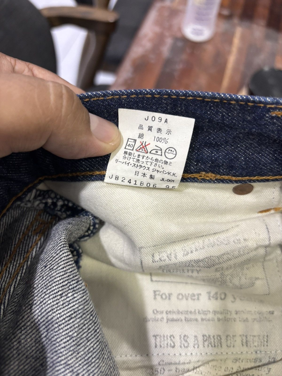Levi's Vintage Levis 551Z Big E Selvedge Jeans Size US 29 - 8 Thumbnail