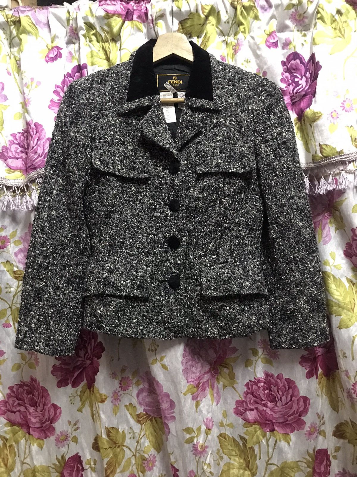 Authentic Fendi Tweed