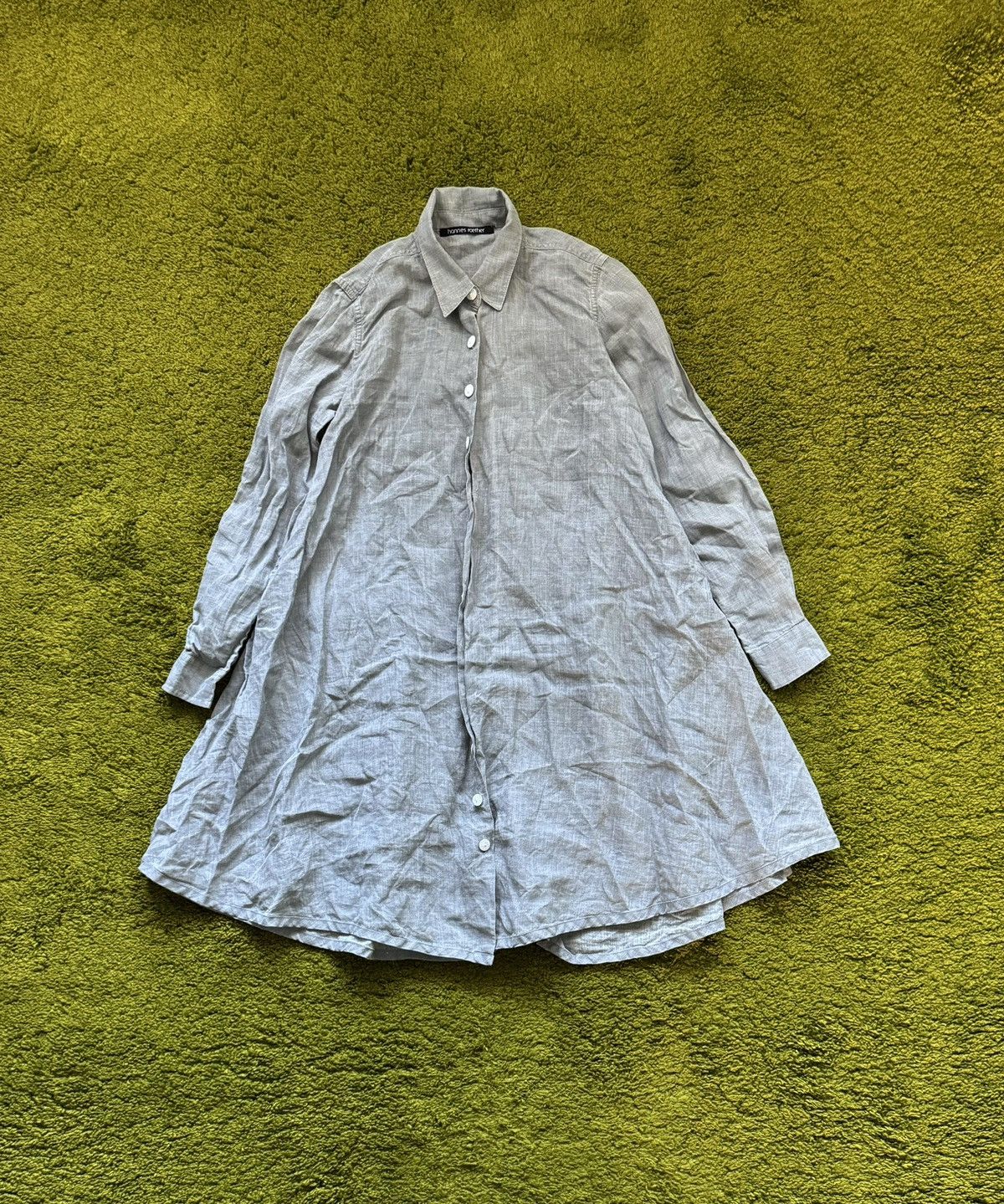 Designer × hannes roether Hannes Roether avant garde 100% ramie dress tunic Size M / US 6-8 / IT 42-44 - 1 Thumbnail