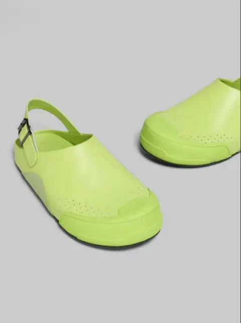 Marni o1w1db10125 Fussbett Sabot Sandals in Green Size US 12 / EU 45 - 5 Thumbnail