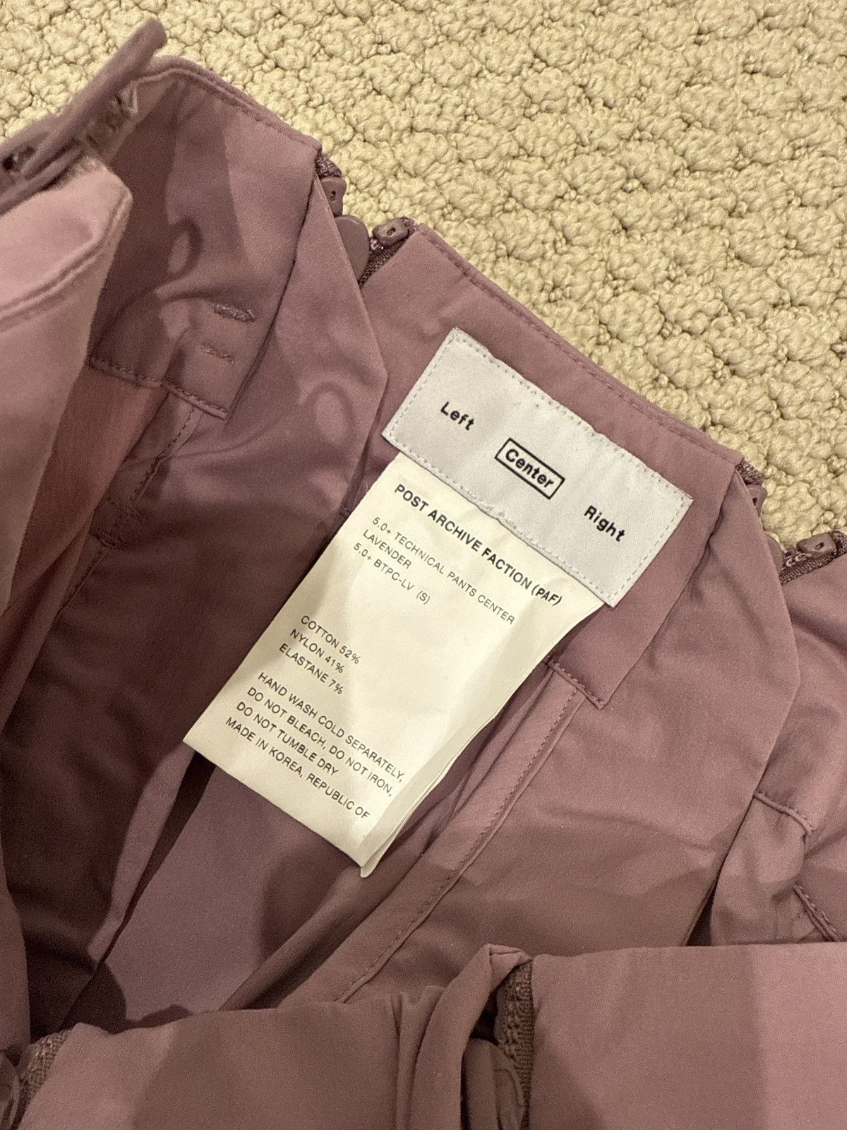 POST ARCHIVE FACTION (PAF) PAF Purple Zip Trousers Size US 30 / EU 46 - 5 Thumbnail