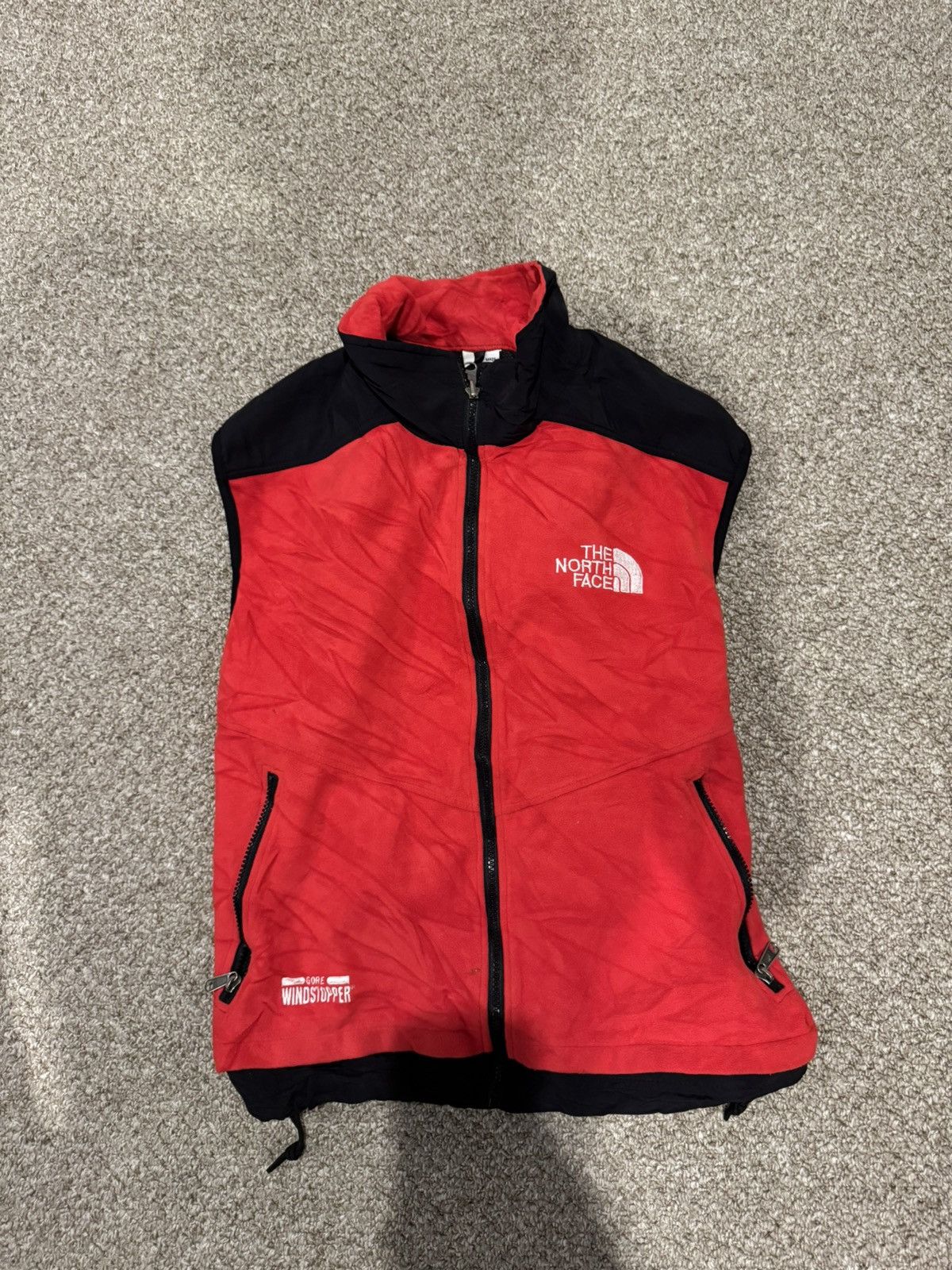 The North Face × Vintage Red North Face Fuzzy Vest Size US M / EU 48-50 / 2 - 1 Thumbnail