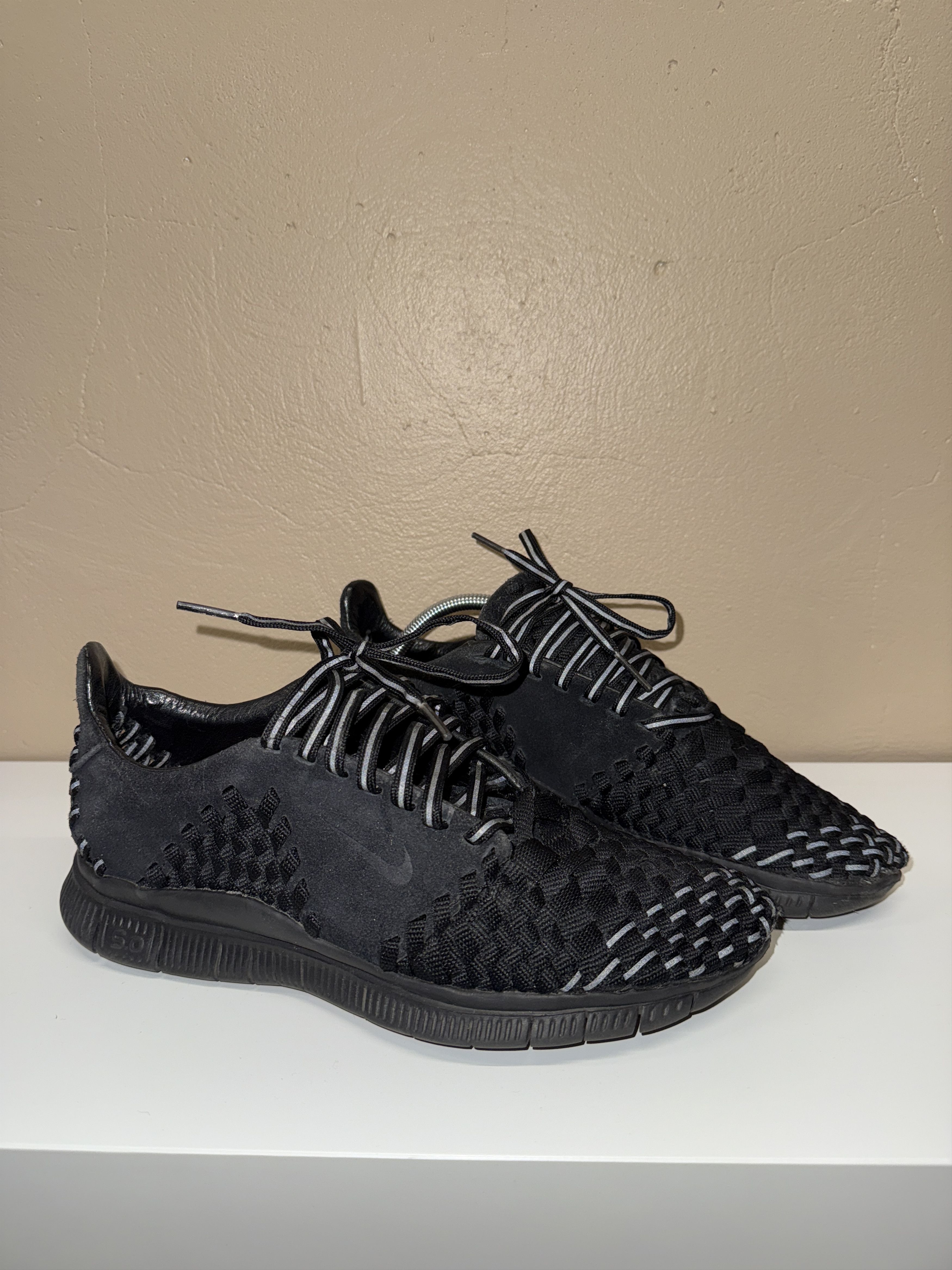 Nike × Vintage Nike Free Inneva Woven 2 Triple Black us 6.5 Size US 6.5 / IT 36.5 - 1 Thumbnail