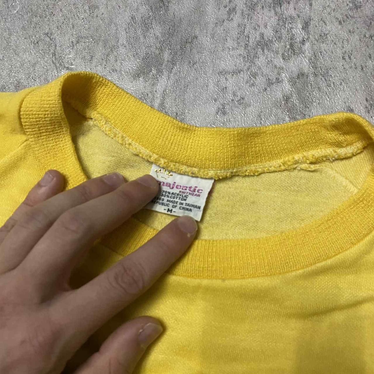 Other Yellow 80s No Sweat sweatshirt with embroidered logo Size US M / EU 48-50 / 2 - 3 Thumbnail