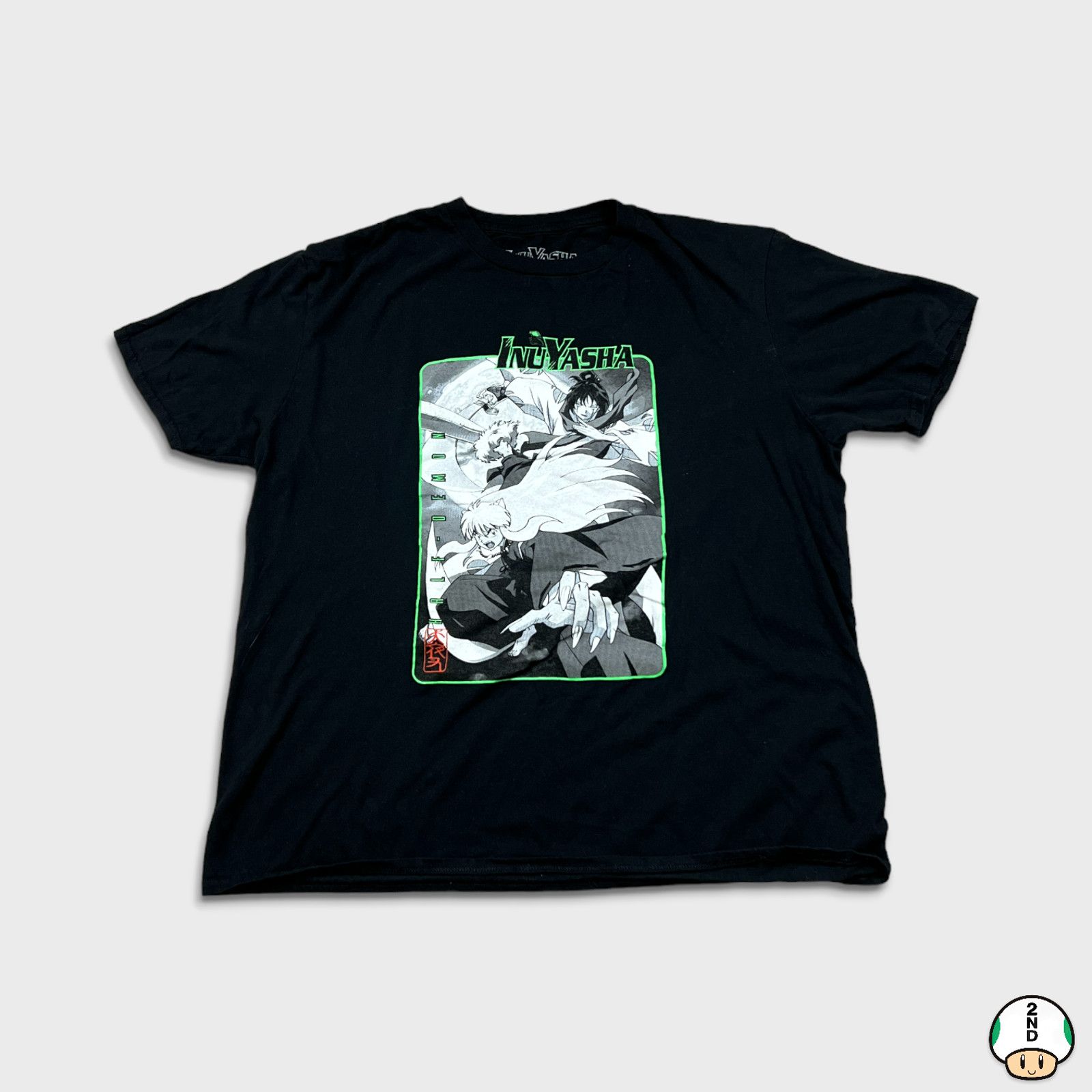 Anime × Japanese Brand × Vintage VTG Inuyasha T Shirt XL Half Demon Anime Short Sleeve Tee Size US XL / EU 56 / 4 - 1 Thumbnail