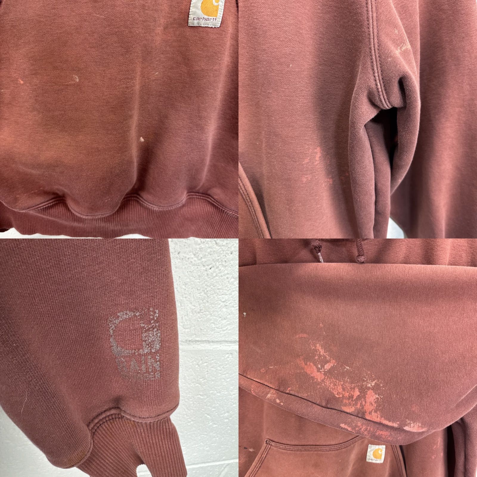 Carhartt Carhartt Sweatshirt Paxton XL Brown Rain Defender Original Fit Hoodie Workwear Size US XL / EU 56 / 4 - 9 Thumbnail