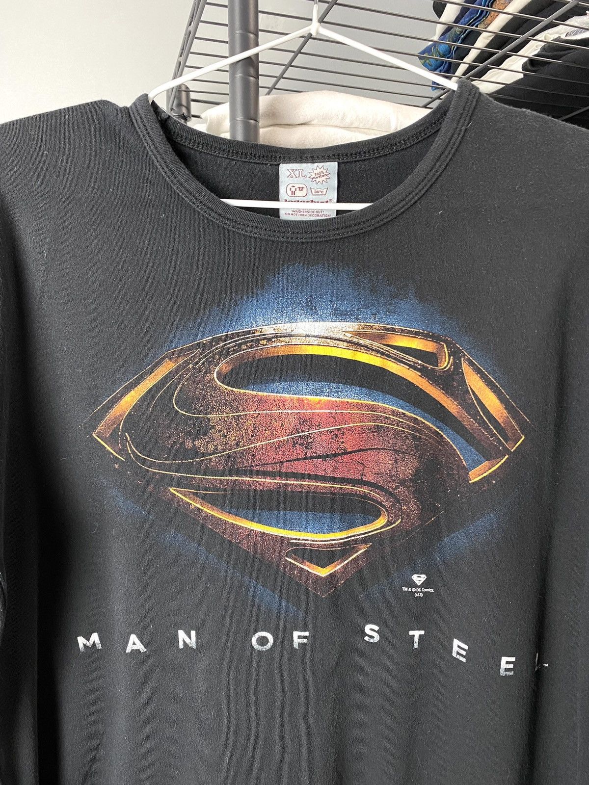 Marvel Comics 2013 Vintage Super Man T Shirt by Marvel Movie DC Comics Size US XL / EU 56 / 4 - 2 Thumbnail