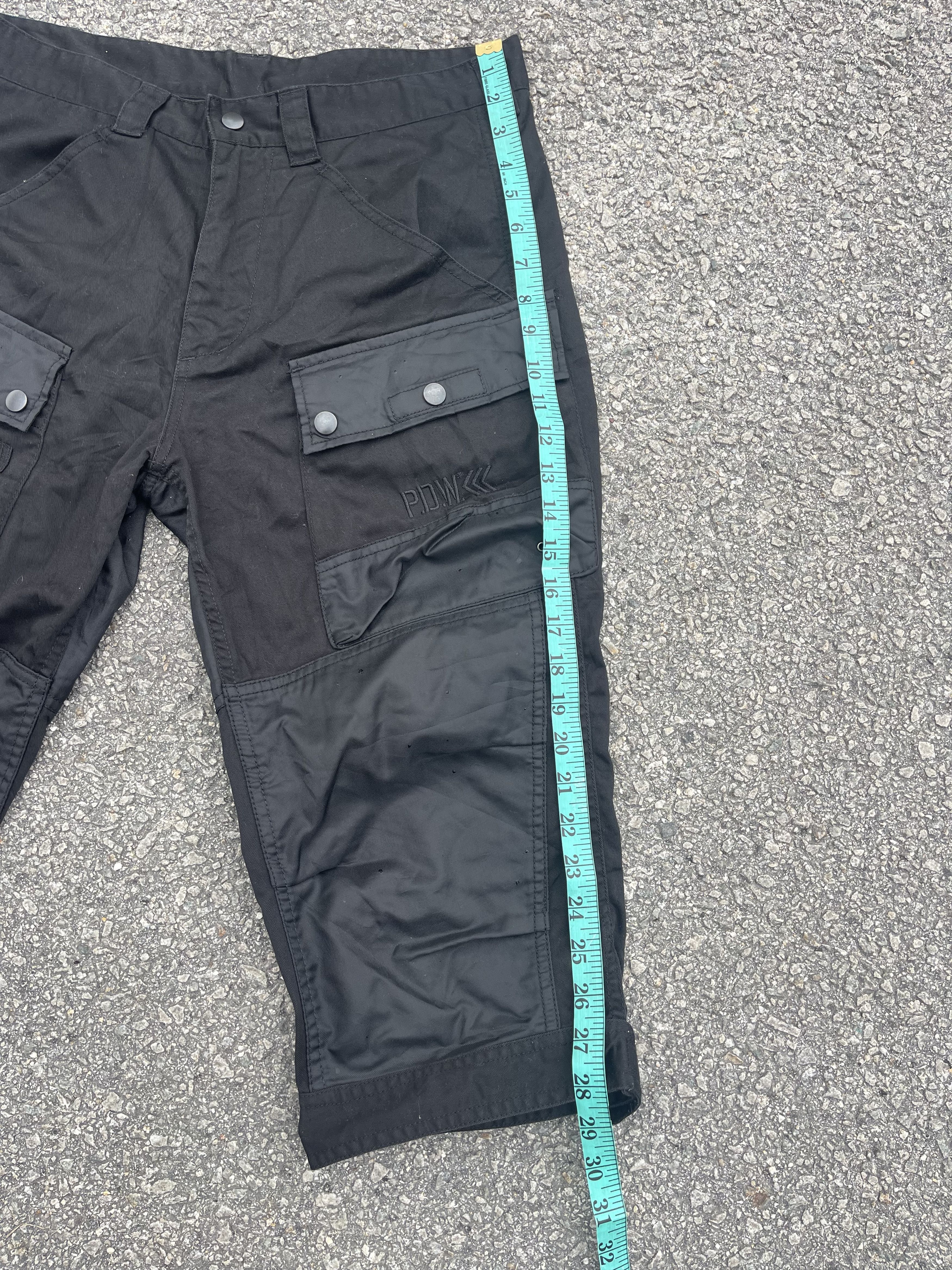 Le Grande Bleu (L.G.B.) Black Tactical Multipocket PDW Trousers Combat Size US 32 / EU 48 - 7 Thumbnail