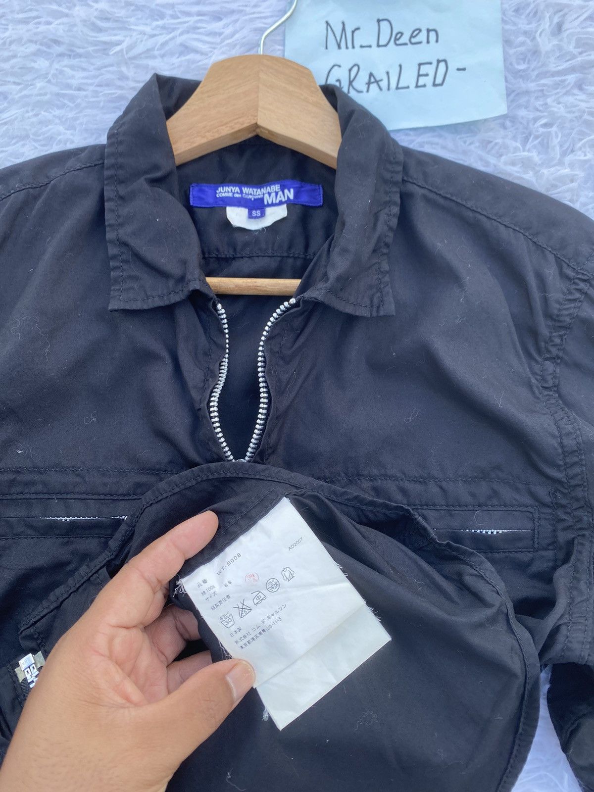 Comme des Garcons Junya Watanabe x CDGComme Des Garcons Longsleeve Zip Shirt Size US S / EU 44-46 / 1 - 20 Thumbnail