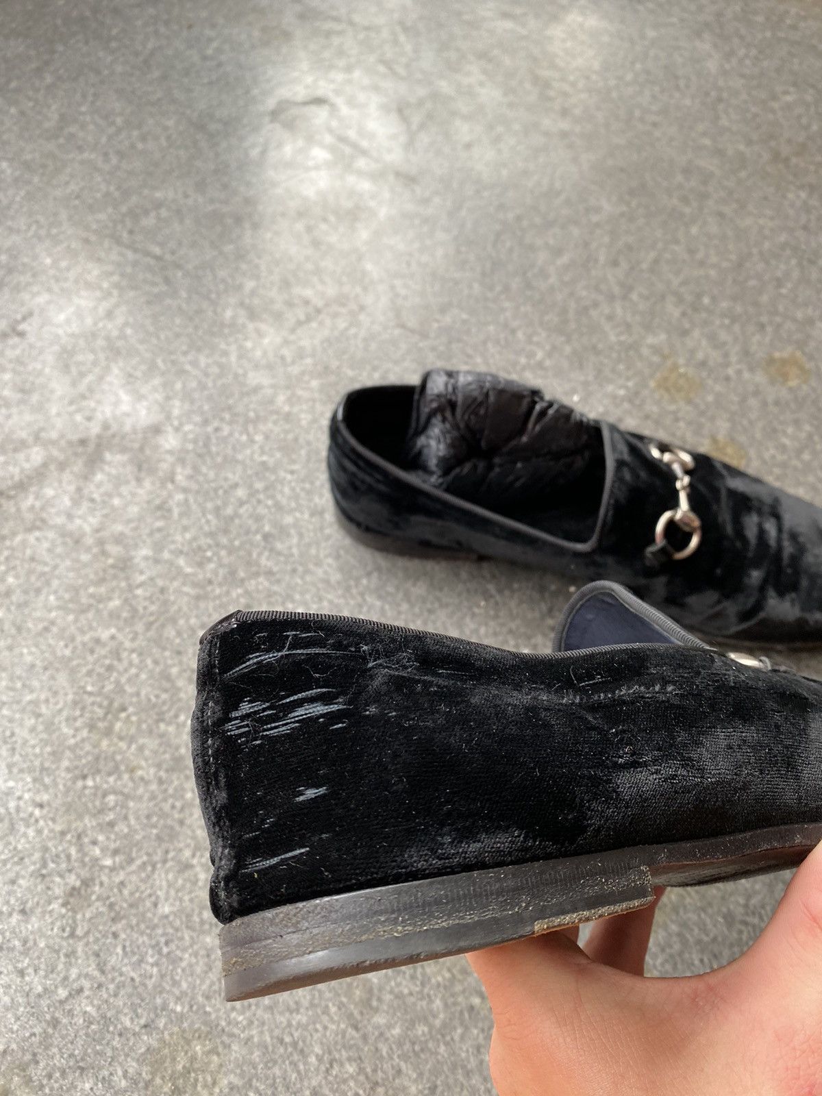 Gucci Gucci Velvet Loafers Size US 7 / EU 40 - 4 Thumbnail