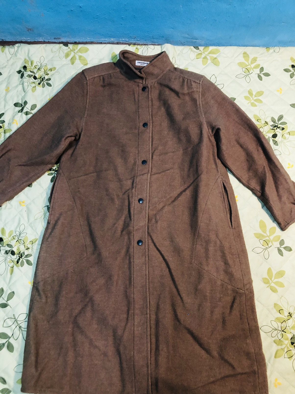 Japanese Brand Ramowear Long Jacket Buttoned (31) Size US L / EU 52-54 / 3 - 3 Thumbnail