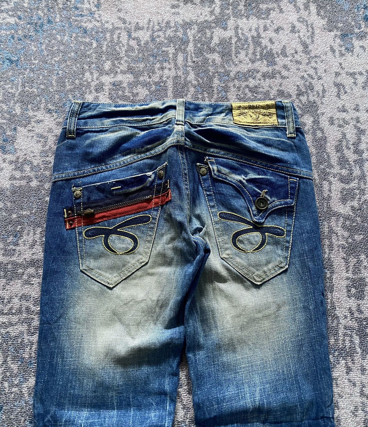 Hysteric Glamour × If Six Was Nine × Japanese Brand Japanes Red Pepper Flared Denim Size US 29 - 7 Thumbnail