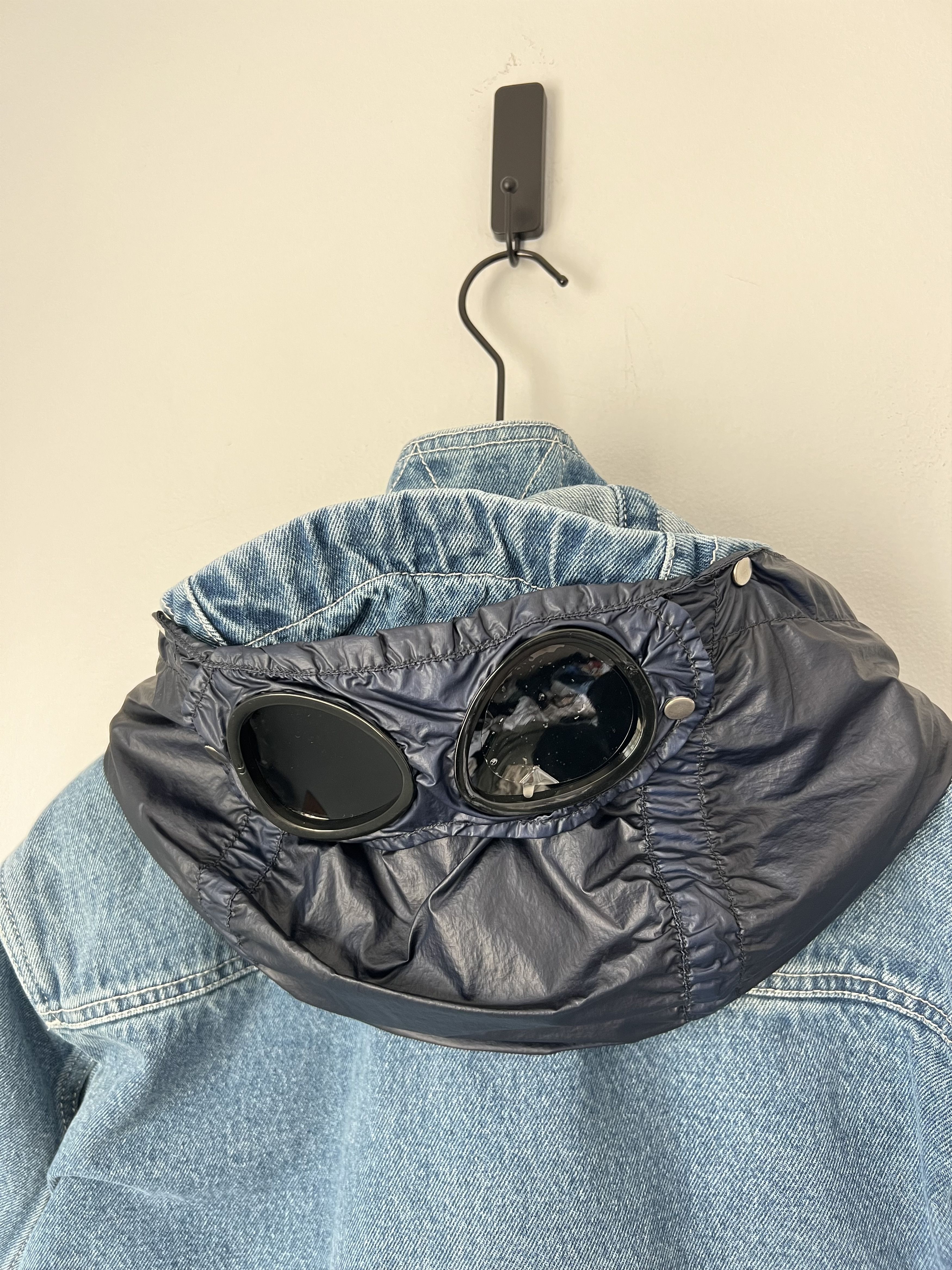 C.P. Company × Palace C.P. Company Palace Denim Goggle Jacket in Blue Size US S / EU 44-46 / 1 - 6 Thumbnail