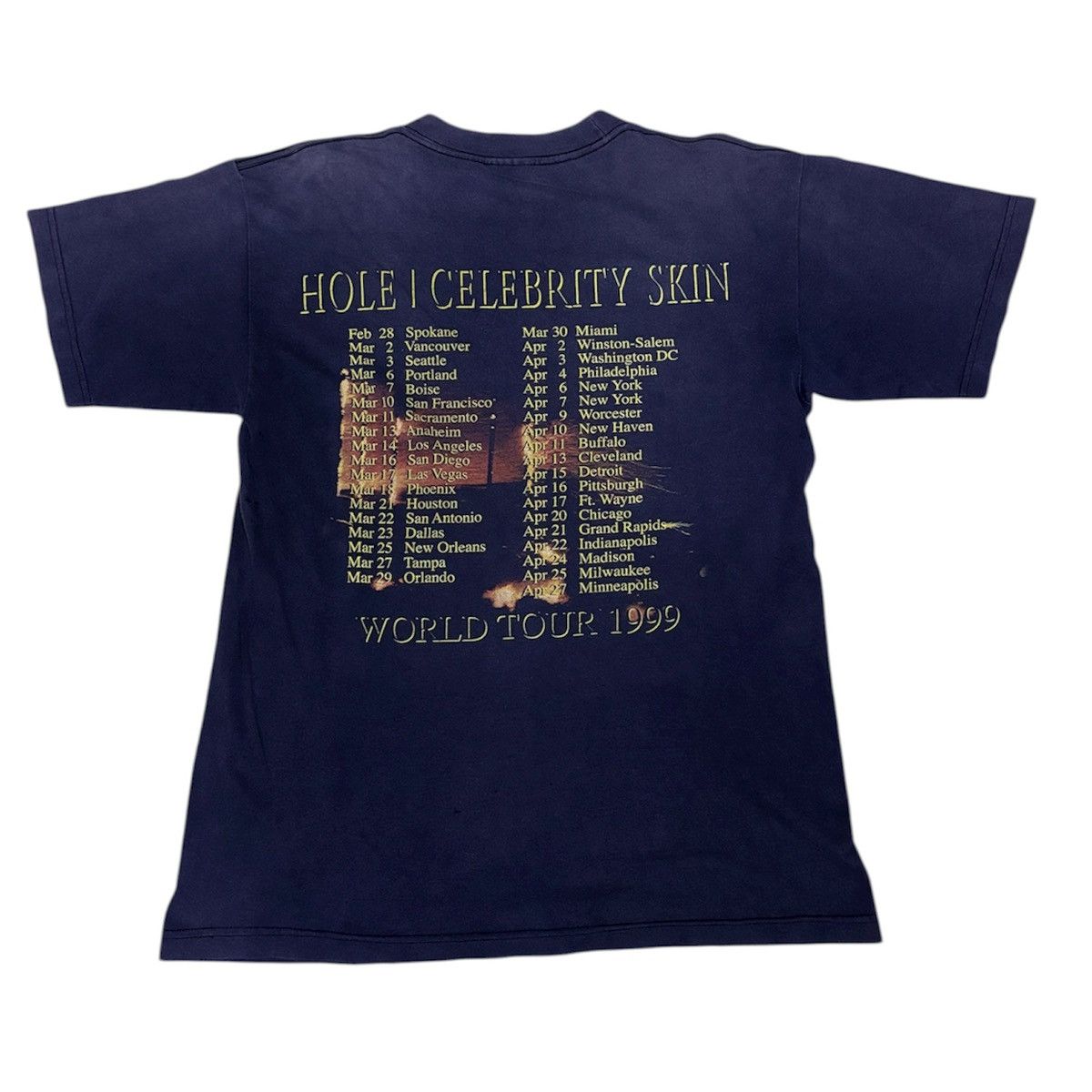Band Tees HOLE COURTNEY LOVE Size US M / EU 48-50 / 2 - 2 Thumbnail