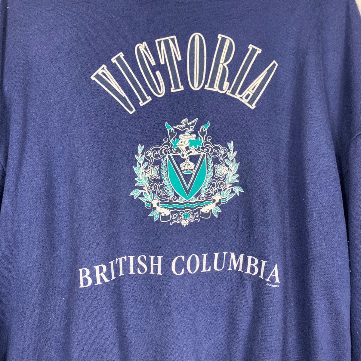 Vintage 90's VICTORIA BRITISH COLUMBIA Big Logo Sweatshirt #1471-C66 Size US M / EU 48-50 / 2 - 10 Thumbnail