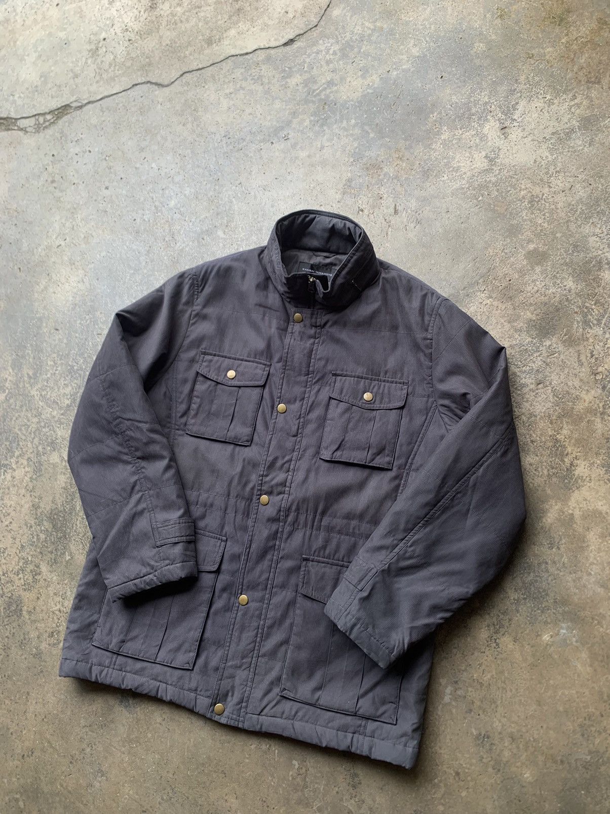 Kansai Yamamoto 🪖Vintage Kansai Yamamoto Utility Jacket Size US L / EU 52-54 / 3 - 2 Thumbnail