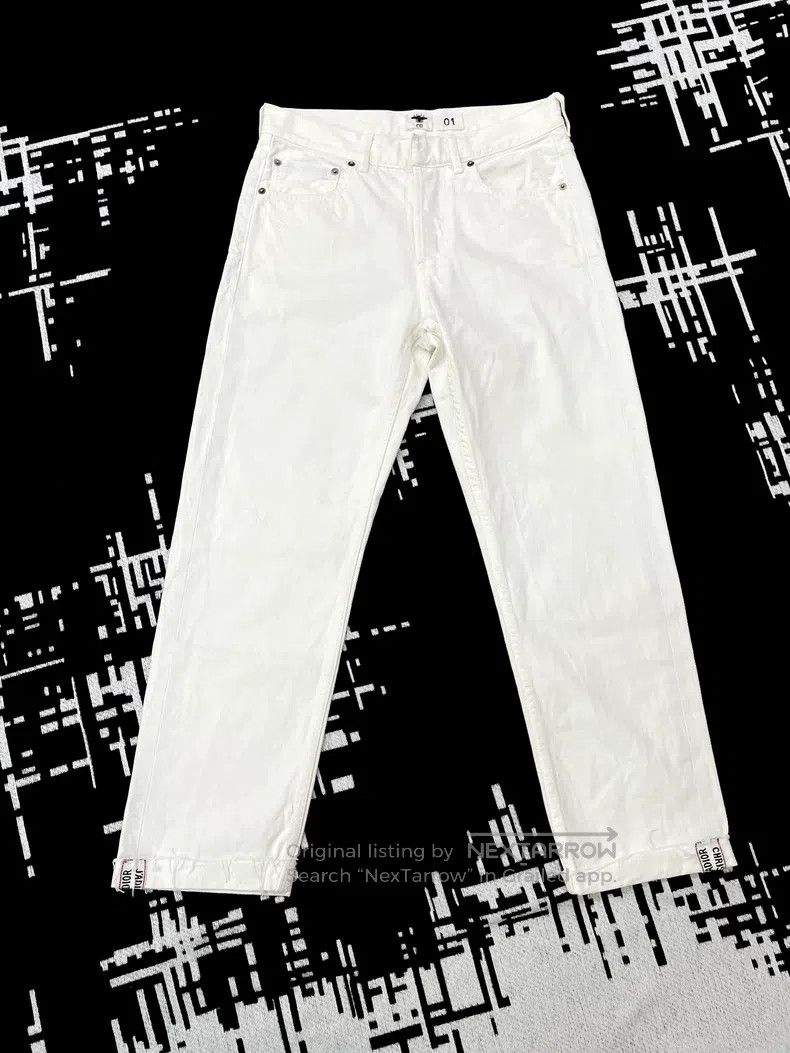 Dior Dior White trouser leg letter jeans Size 42" / US 20 - 1 Thumbnail