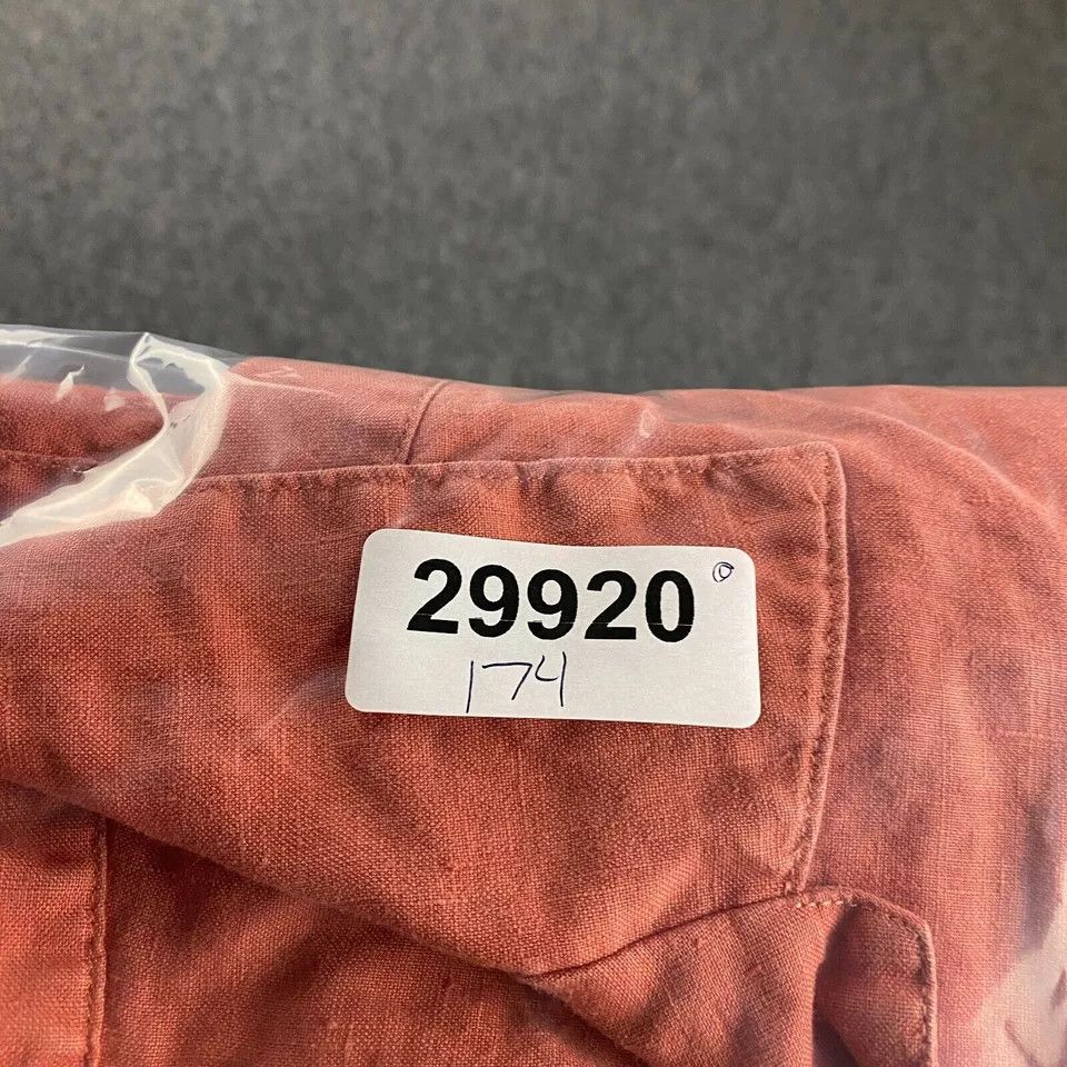 Other Woolrich Top Women's Medium Orange Button Up Short Sleeve Size M / US 6-8 / IT 42-44 - 7 Thumbnail