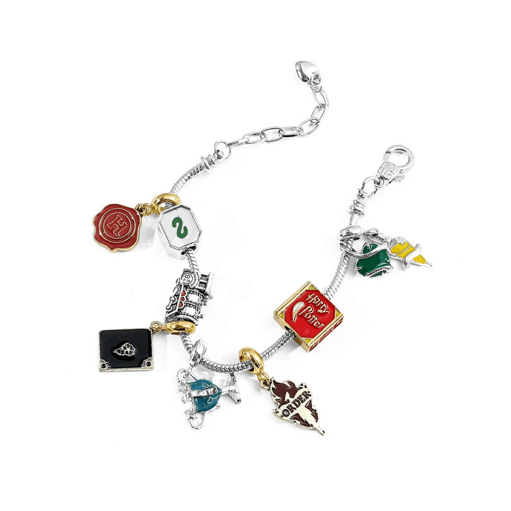 Carhartt Charms Bracelet Hogwarts Academy of Magic Slytherin Beads Size ONE SIZE - 8 Thumbnail