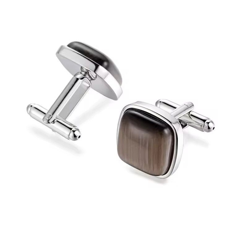 Jewelry SQUARE Cufflinks For Men Size ONE SIZE - 4 Thumbnail