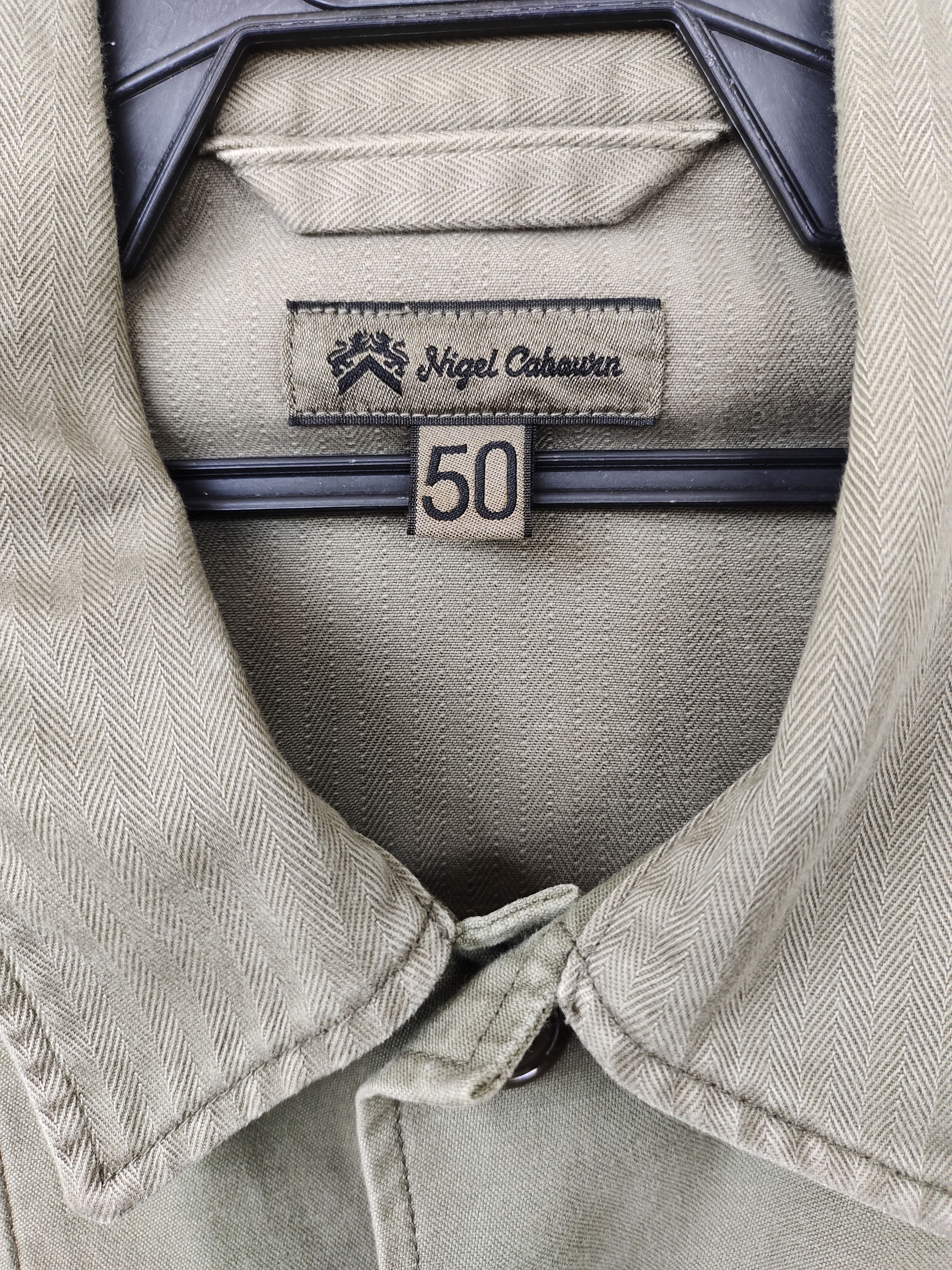 Designer × Japanese Brand × Nigel Cabourn Nigel Cabourn Military Cotton/Herringbone Jacket Size US M / EU 48-50 / 2 - 5 Thumbnail