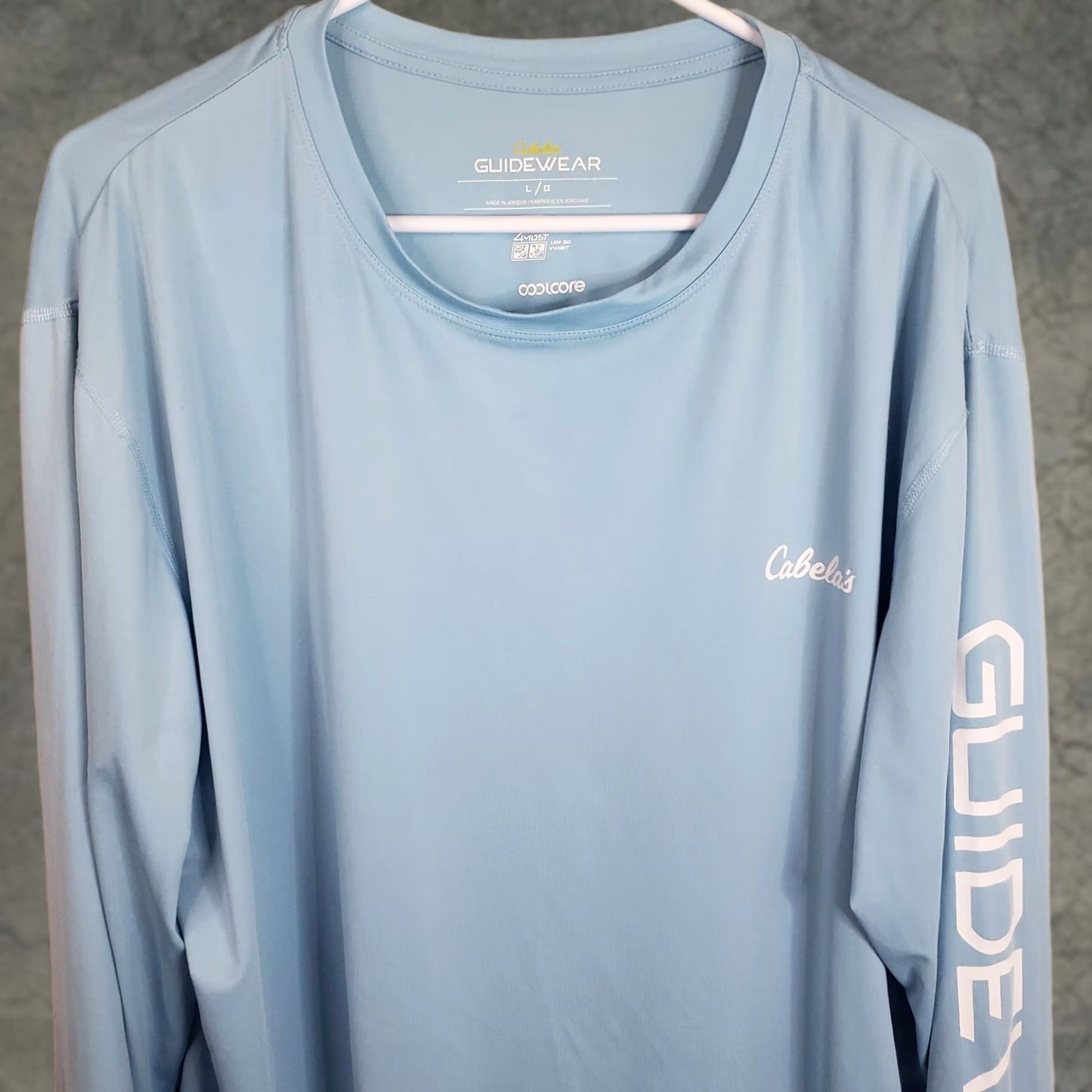 Vintage Cabela's Shirt Men's L Guidewear 50+UPF Sun Shirt Long Sleeve Blue Coolcore Size US L / EU 52-54 / 3 - 1 Thumbnail