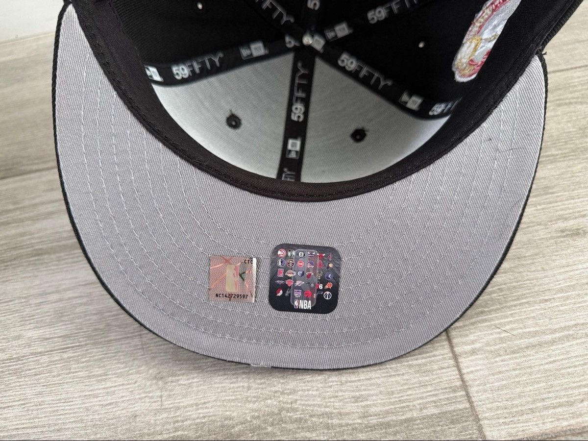 NBA × New Era Miami Heat New Era 3x Champions Black Grey Fitted Sz 7 3/8 Size ONE SIZE - 10 Thumbnail