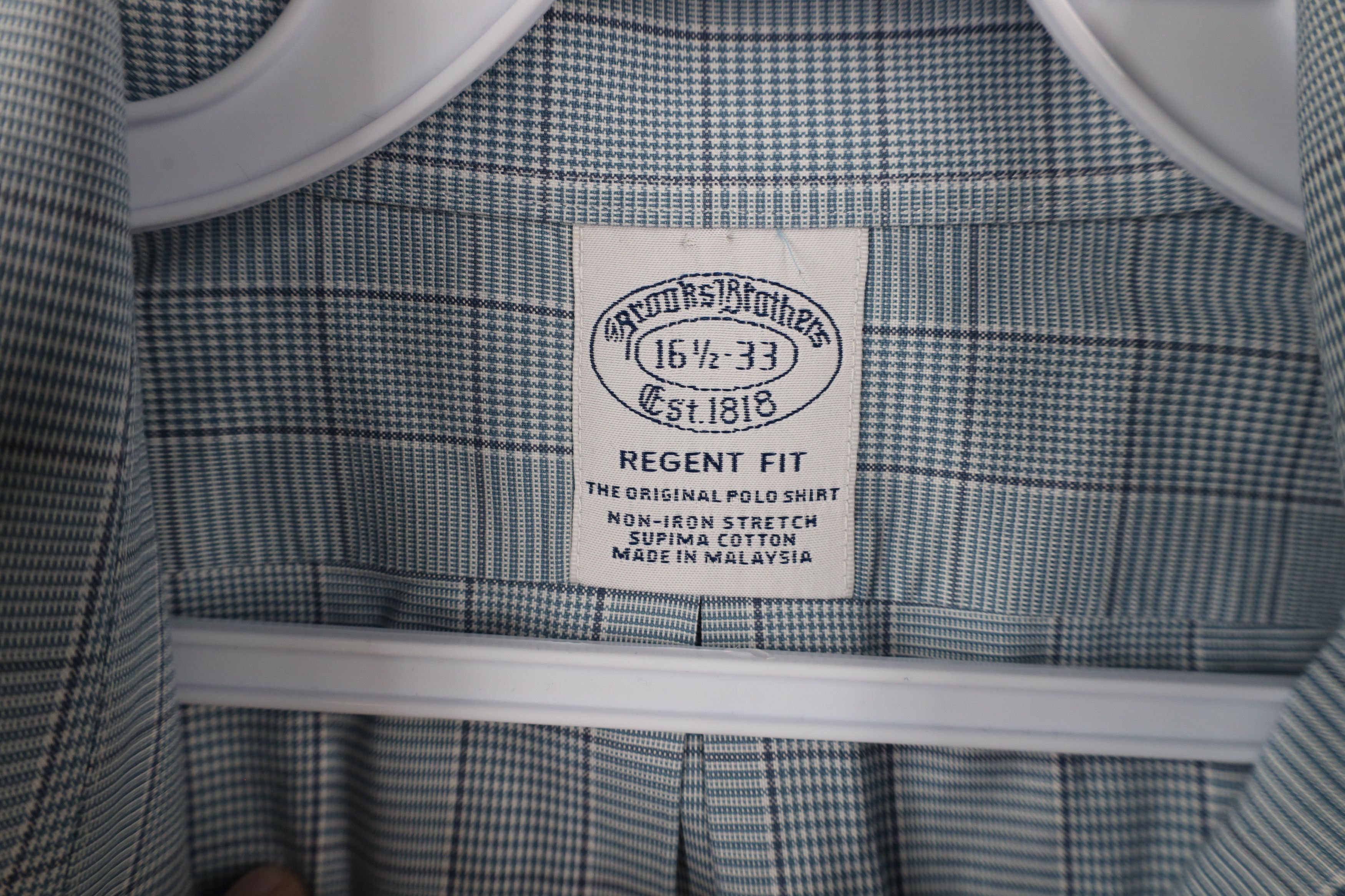 Brooks Brothers × Vintage Vintage Brooks Brothers Stretch Regent Button Down Shirt Size US M / EU 48-50 / 2 - 6 Thumbnail