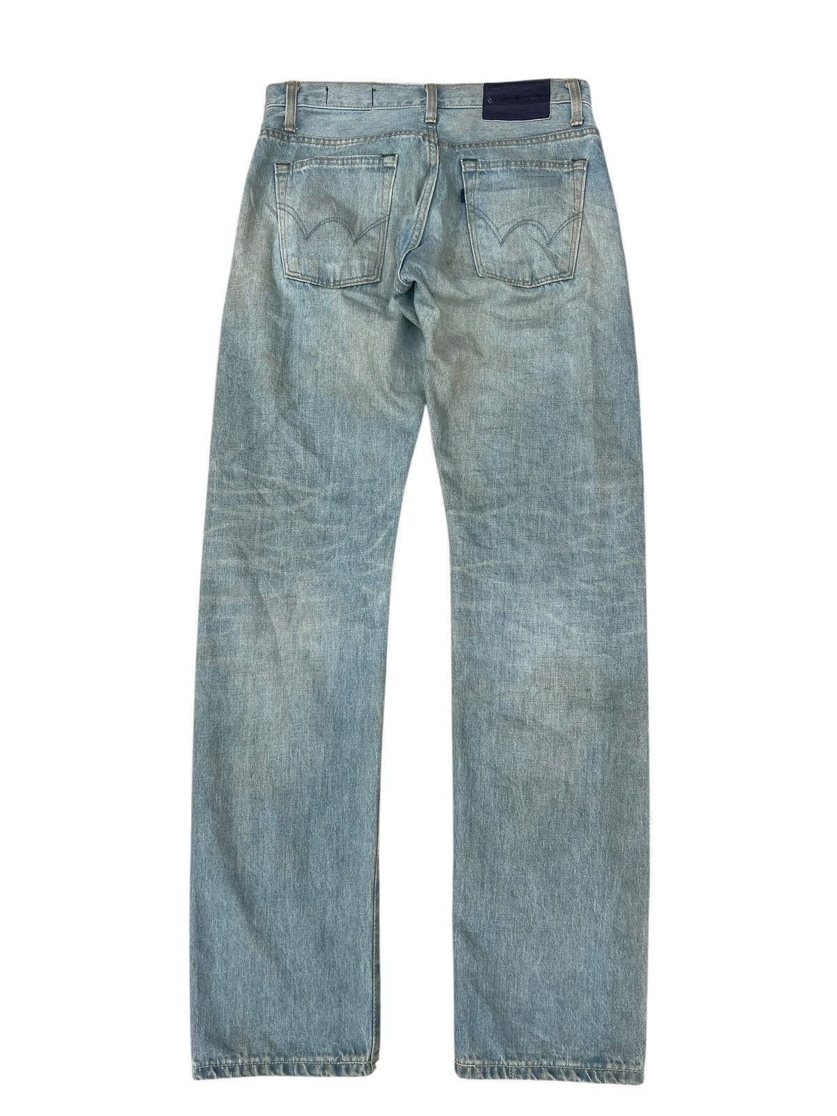 Edwin Edwin 503ST Blue Standard Dirty Mud Denim Selvedge Jeans Size US 29 - 14 Thumbnail