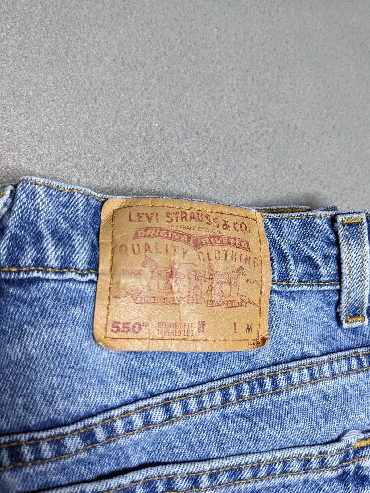 Levi's VTG 90s Levis Jeans 550 Made USA Womens 32x30 Denim Relaxed Size 32" / US 10 / IT 46 - 7 Thumbnail