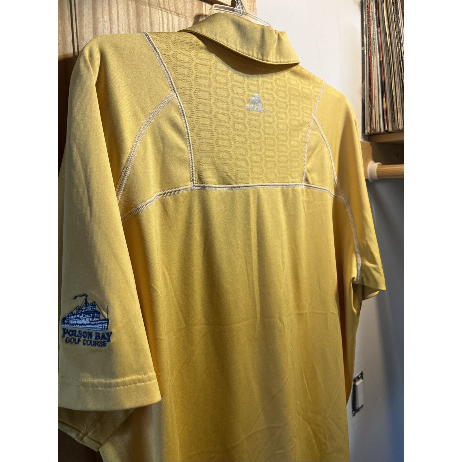Adidas Adidas Climacool Size Large Mens Golf Shirt Gold Polo SS Size US L / EU 52-54 / 3 - 10 Thumbnail