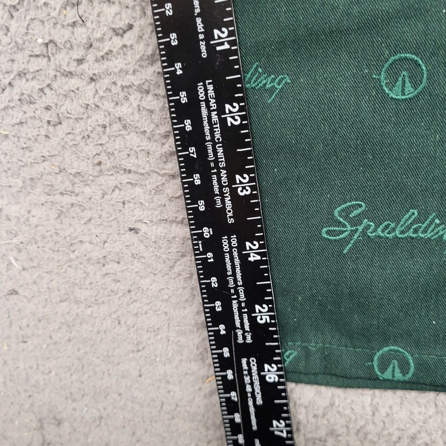 Spalding VINTAGESpalding UNKNWN Pants Men's XXL GREEN All Over Print Trousers, Walk/Golf, Chino, Regular, 26in Inseam, Button, Denim-Style? Size US 39 - 6 Thumbnail