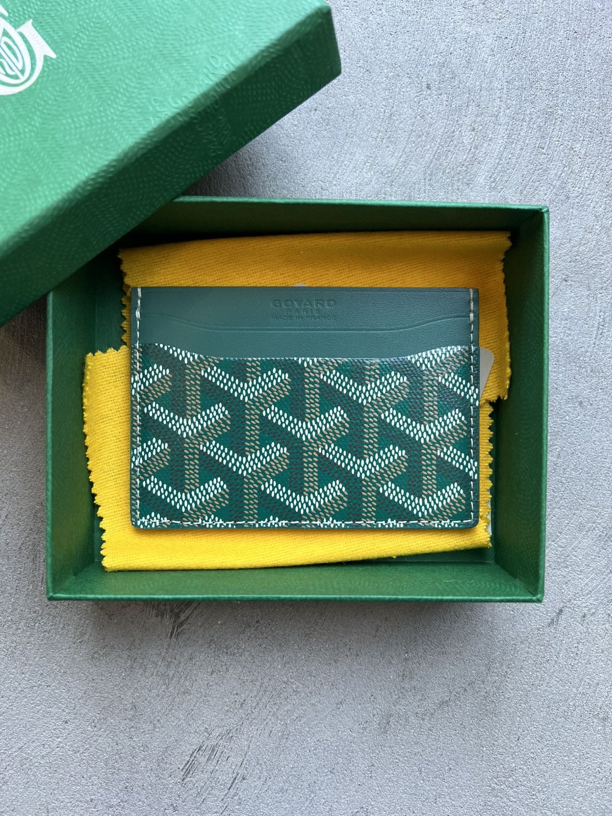 Goyard Goyard Green Card Holder Size ONE SIZE - 1 Thumbnail