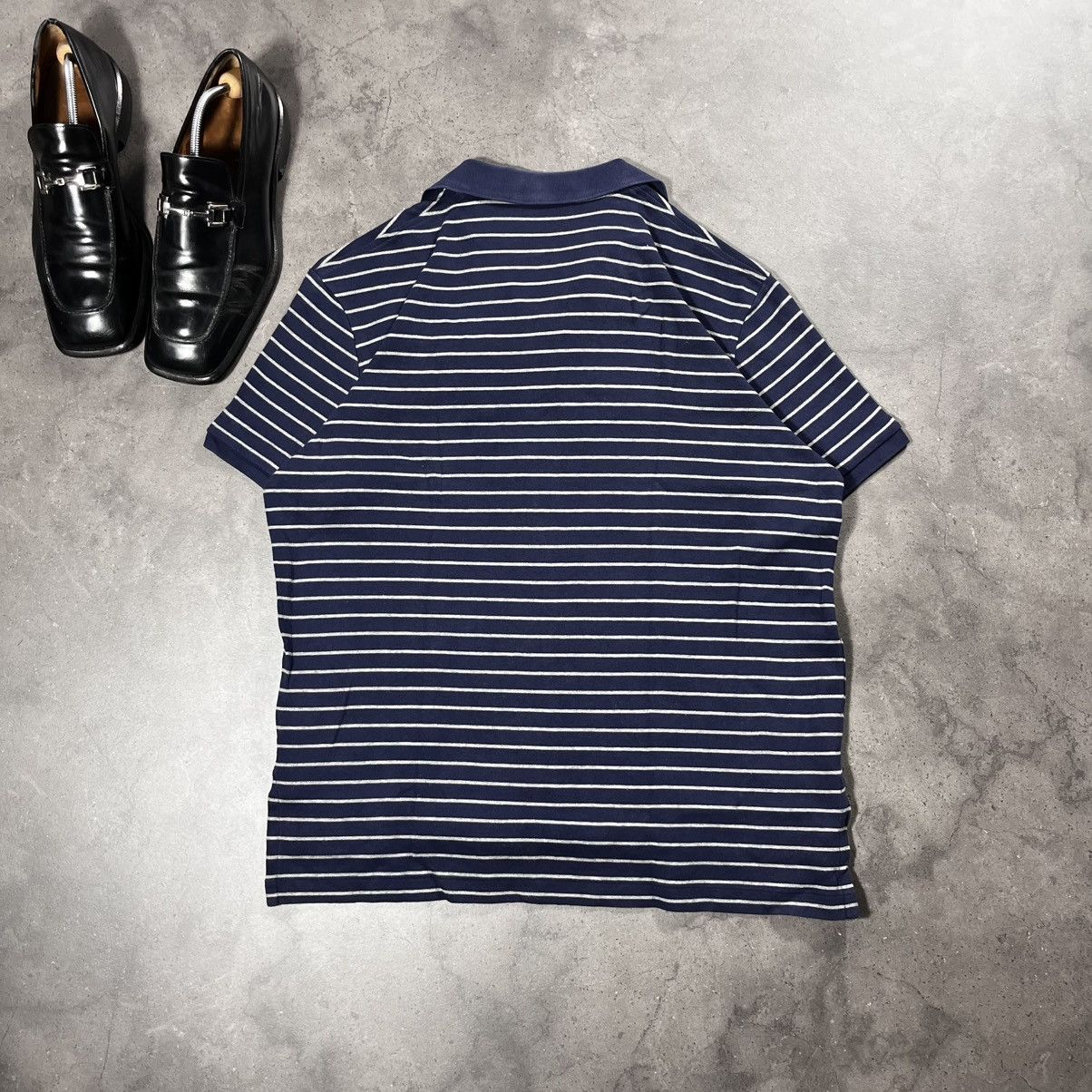Polo Ralph Lauren Vintage Polo Ralph Lauren Striped Rugby Shirt Oxford Pony Size US L / EU 52-54 / 3 - 11 Thumbnail