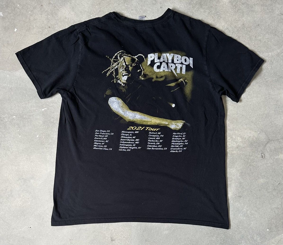 Vintage PLAYBOI CARTI TEE Size US M / EU 48-50 / 2 - 5 Thumbnail