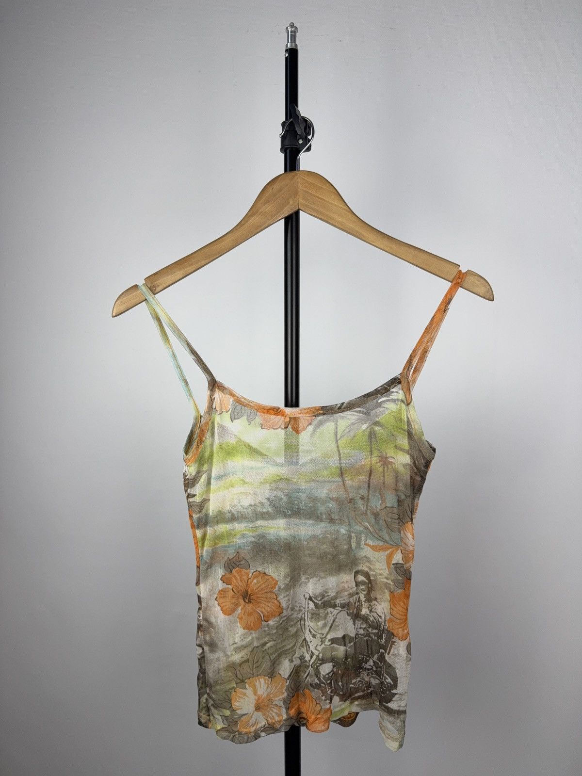 Designer × Vintage FADDA Y2K Floral Mesh Twin Set with Rhinestones Size S/M Size S / US 4 / IT 40 - 12 Thumbnail