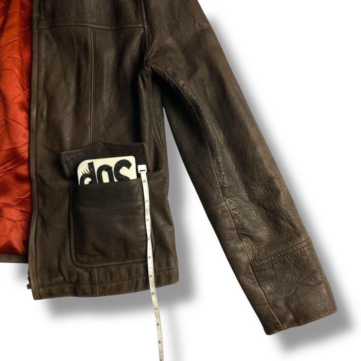 Hysteric Glamour 🇯🇵 NAKEQ QUEEN BUCKLE WAIST COWHIDE GENUINE LEATHER JACKET Size M / US 6-8 / IT 42-44 - 5 Thumbnail