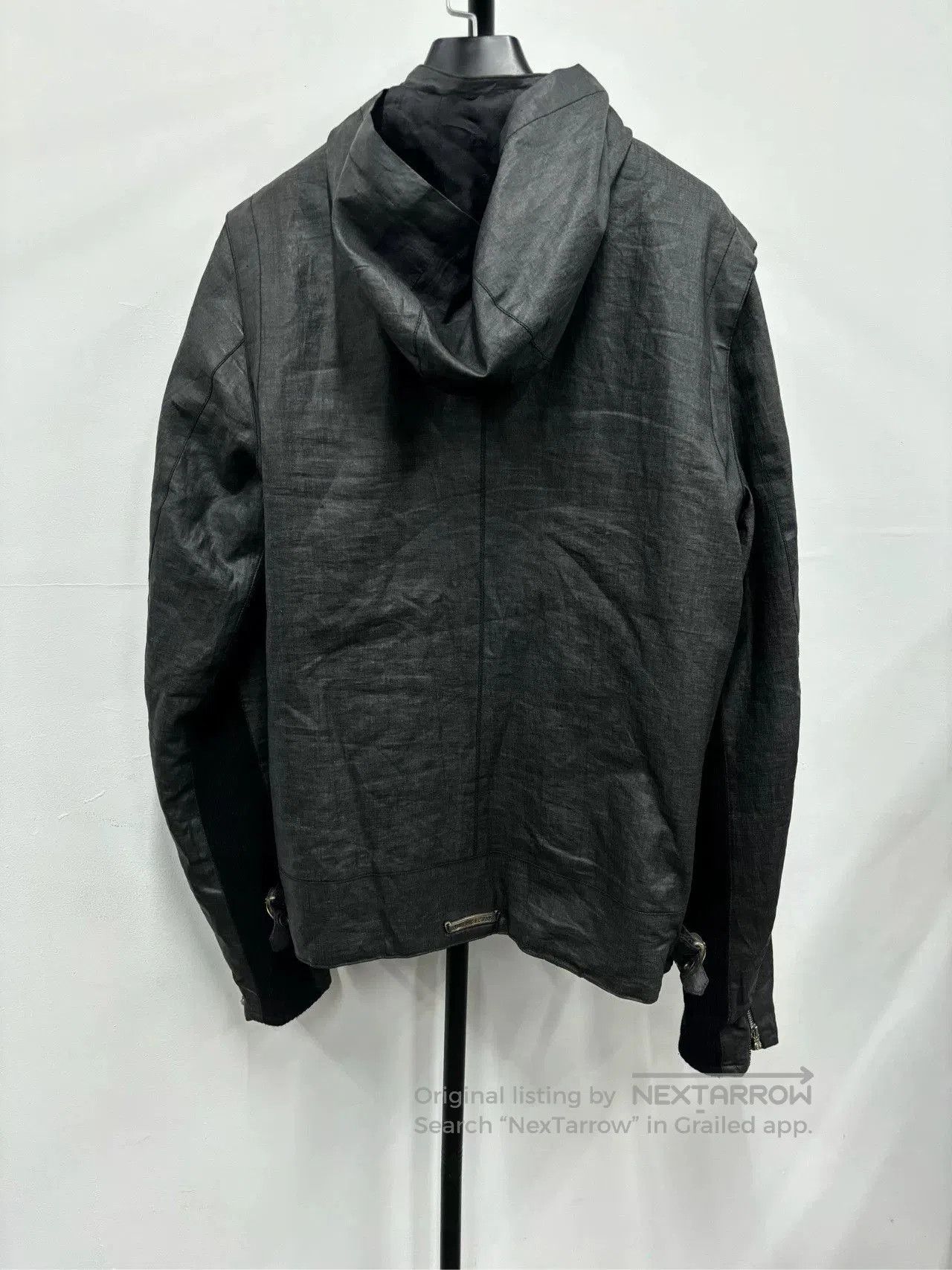 Chrome Hearts chrome hearts oil wax leather zip jacket. Size US L / EU 52-54 / 3 - 2 Thumbnail