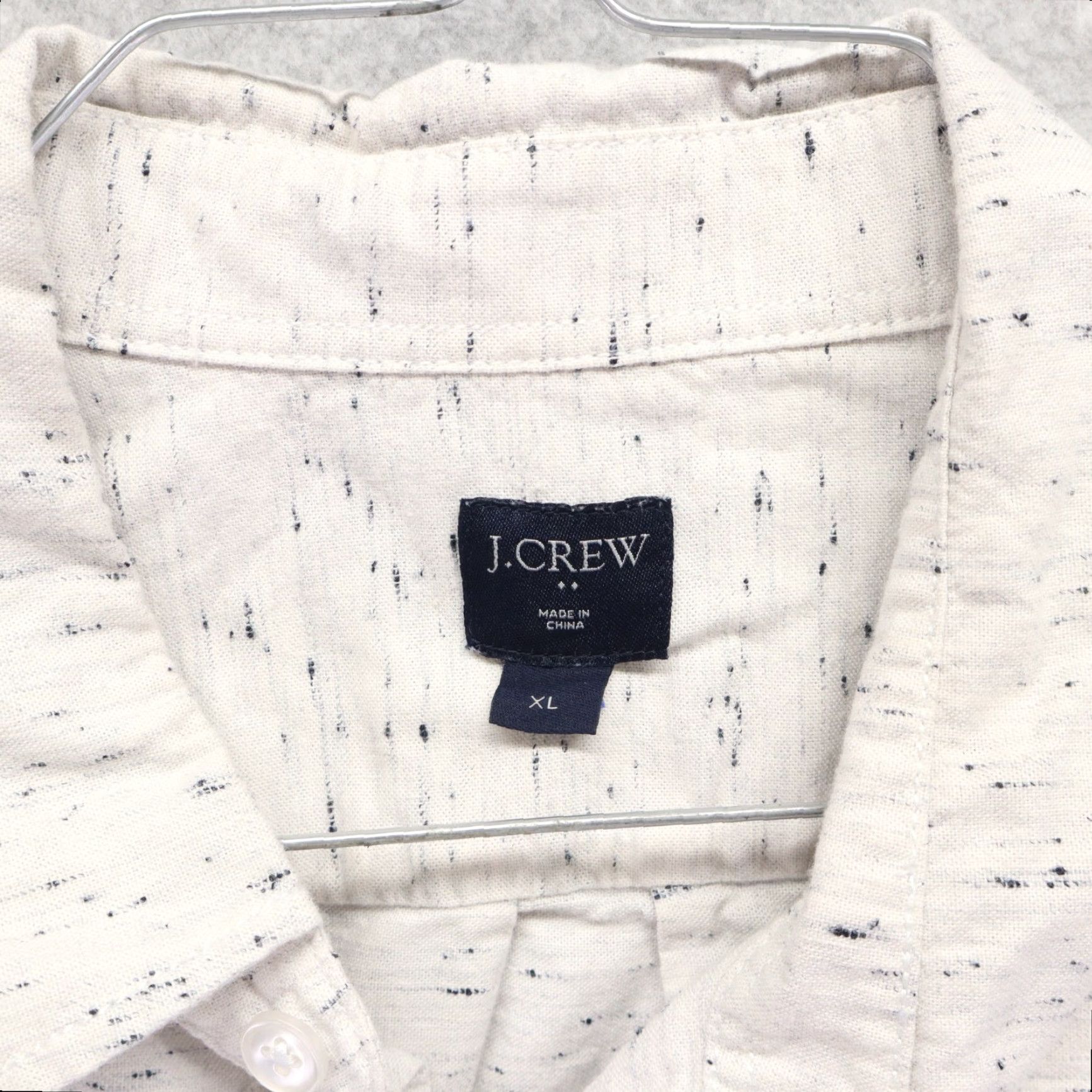J.Crew J.CREW Shirt Mens XL Casual Pocket Button Up Light Gray Long Sleeve Size US XL / EU 56 / 4 - 3 Thumbnail